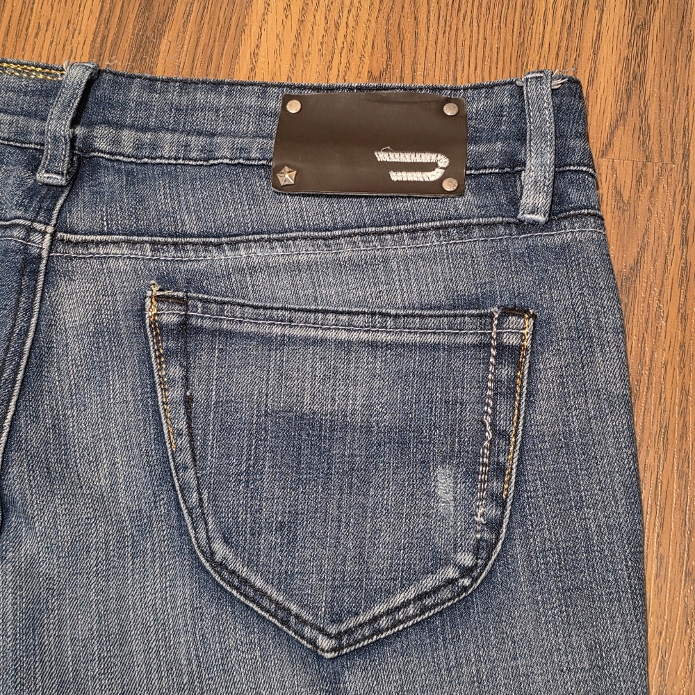 Diesel Womens Louvely Stretch Flare Jeans W29 L34 Blue Denim Designer Y2K E73 - Picture 15 of 15